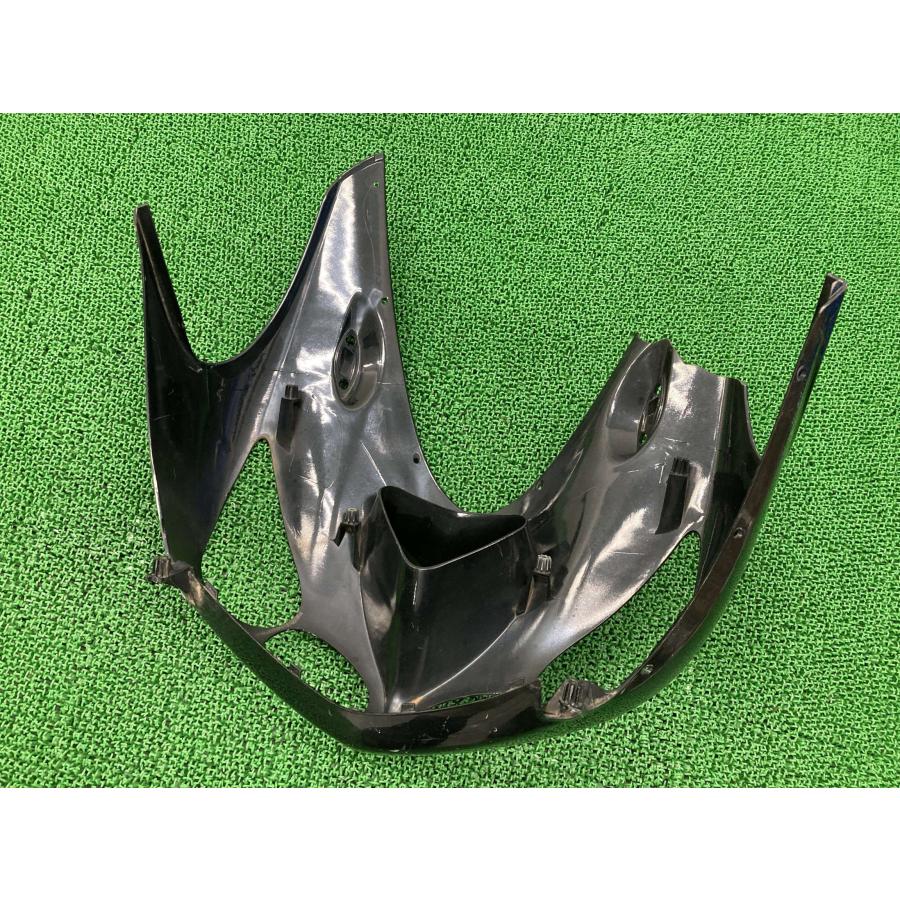 ZZ-R1400 アッパーカウル 黒 55028-0162 カワサキ 純正 バイク 部品 ZX1400A ZXT40A NinjaZX-14 修復素材に 品薄 【中古】 0 カワサキ（Kawasaki） ZZ-R1400 アッパーカウル 黒 55028-0162 純正