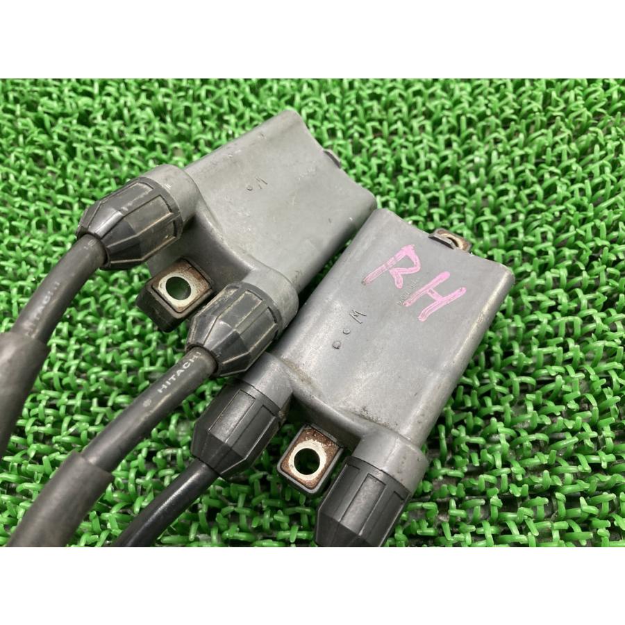 ZRX1100 イグニッションコイル KP02 カワサキ 純正 中古 バイク 部品 ZR1100C ZRT10C プラグコード 機能的問題なし 品薄 zJ カワサキ（Kawasaki） ZRX1100 イグニッションコイル KP02 純正 中古