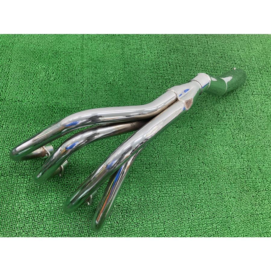 CB750F マフラー 社外 中古 バイク 部品 RC04 スチール メガホン