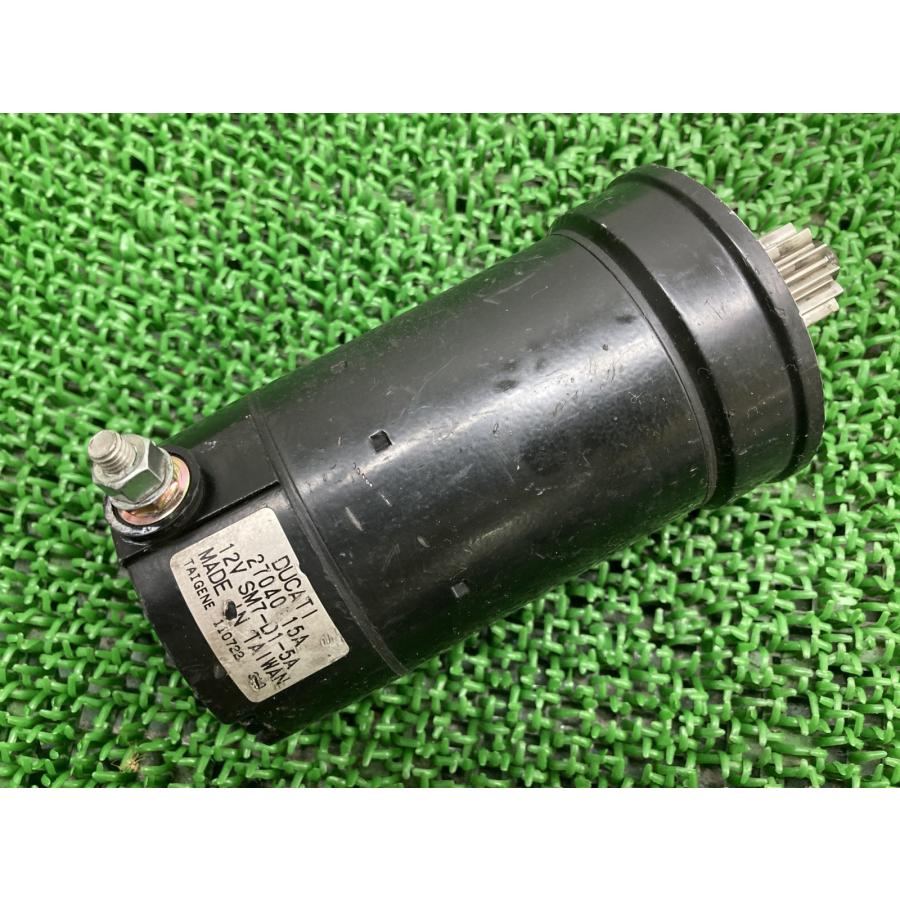 M796 セルモーター ドゥカティ 純正 中古 バイク 部品 10-12年 モンスター MONSTER スターターモーター 機能的問題なし kO DUCATI（ドゥカティ） M796 セルモーター 純正 中古 バイク 部品 10-12