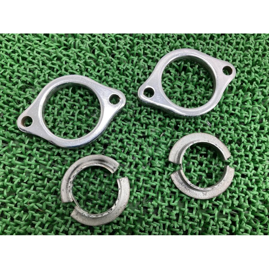 ホンダ シャドウ400純正マフラー フランジ& カラー&ステー付き 中古品 ホンダ シャドウ400純正マフラー フランジ& カラー&ステー付き 中古品