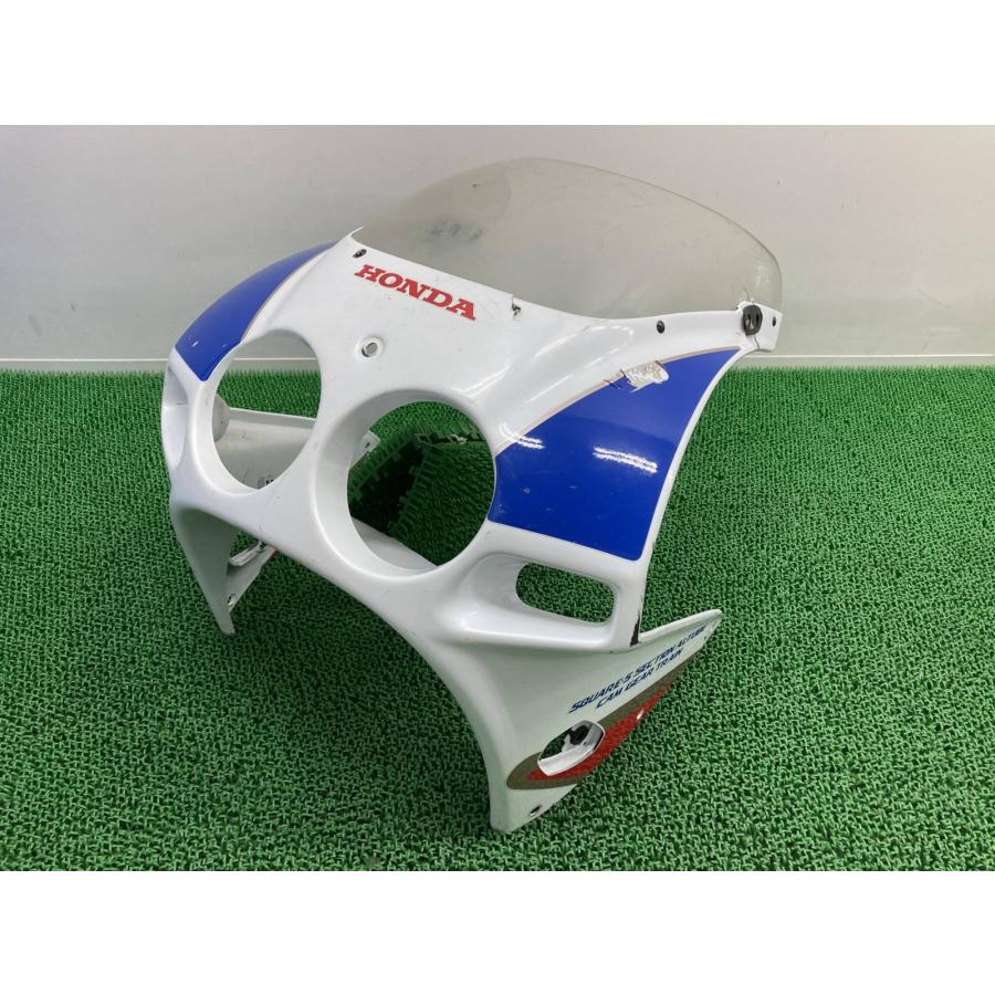 mc19 アッパーカウル　スクリーン•ウィンカー付 ホンダ（HONDA） CBR250R アッパーカウル 白 KY1 純正 中古 バイク