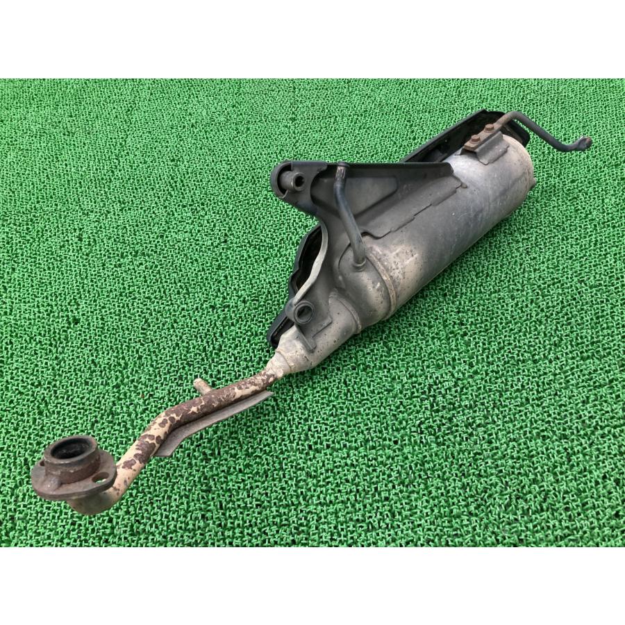 ギア マフラー 10B ヤマハ 純正 中古 バイク 部品 UA06J GEAR ヒートガード コケキズ無し 品薄 車検 Genuine 44の画像