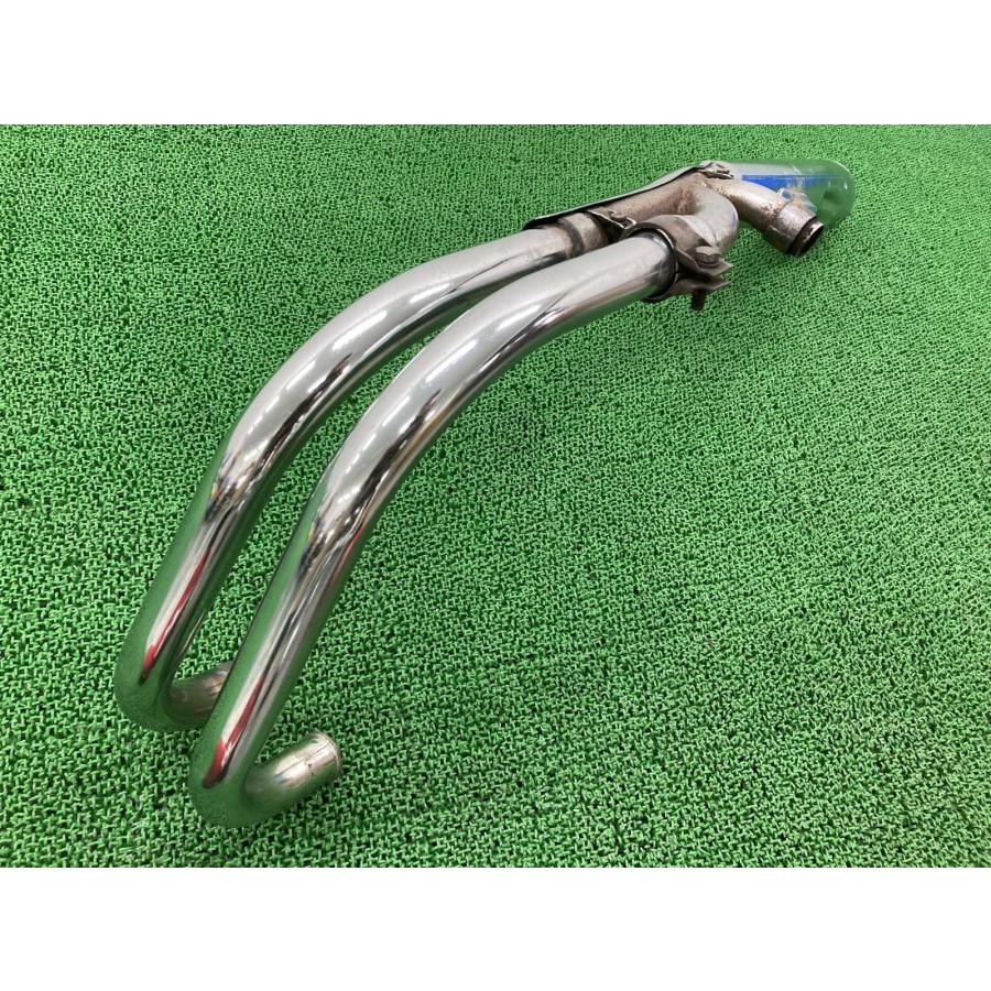 Z400FX マフラー 右 K003 カワサキ 純正 中古 バイク 部品 KZ400E KZ400J Z550FX 当時物 中間パイプ 車検 Genuine sK カワサキ（Kawasaki） Z400FX マフラー 左 K003 純正 中古 バイク 部品