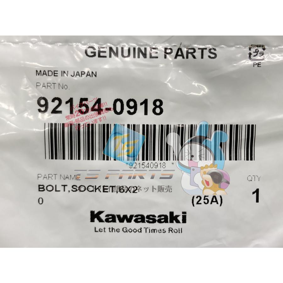 カワサキ（Kawasaki） Z250SL アンダーカウルボルト 在庫有 即納 純正