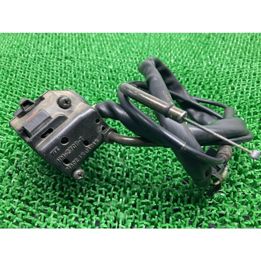 NSR250R ハンドルスイッチ 左 HM-27QB-T ホンダ 純正 中古 MC16 スイッチボックス ペイント素材に 割れ欠け無し 品薄 Np ホンダ（HONDA） NSR250R ハンドルスイッチ 左 HM-27QB-T 純正 中古