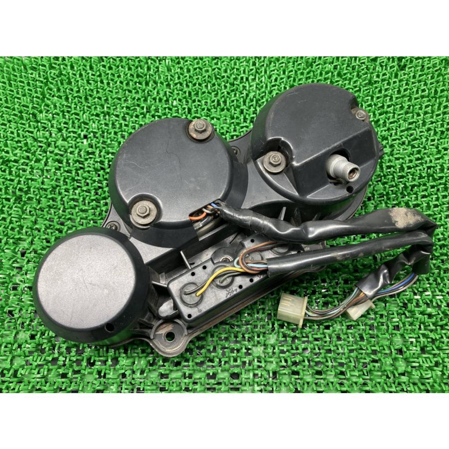 FZR250 メーター ヤマハ 純正 中古 バイク 部品 2KR スピードメーター タコメーター 水温計 割れ欠け無し 品薄 車検 Genuine Vw YAMAHA（ヤマハ） FZR250 メーター 純正 中古 バイク 部品 2KR