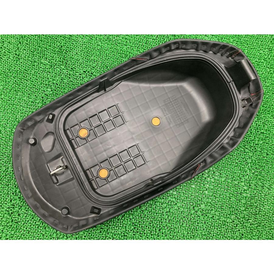 ジョグ シート GJA ヤマハ 純正 中古 バイク 部品 2BH 赤ステッチ JOG コンディション良好 破れ無し 車検 Genuine Xv_2