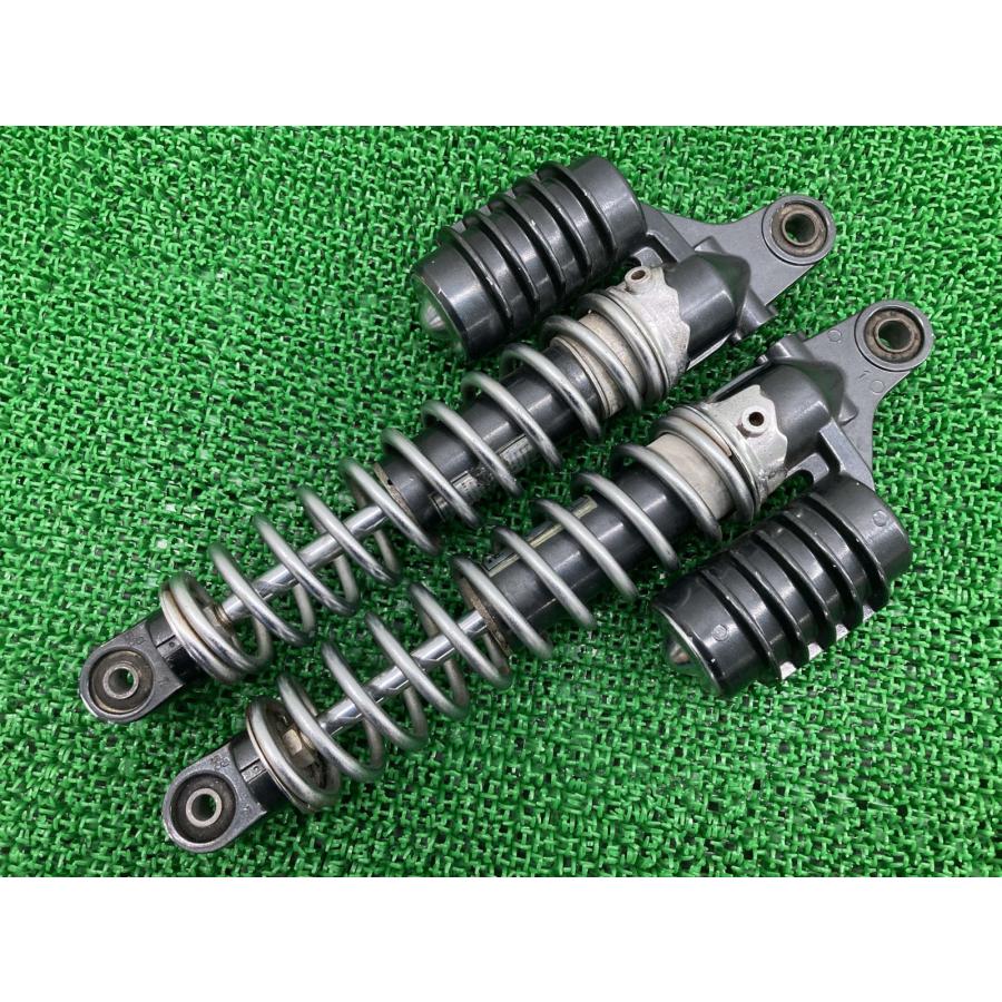 ゼファー750 リアサスペンション 左右 カワサキ 純正 中古 ZR750C ファイナルエディション ピッチ350mm 曲がり無し 品薄 希少品 qV カワサキ（Kawasaki） ゼファー750 リアサスペンション 左右 純正 中古