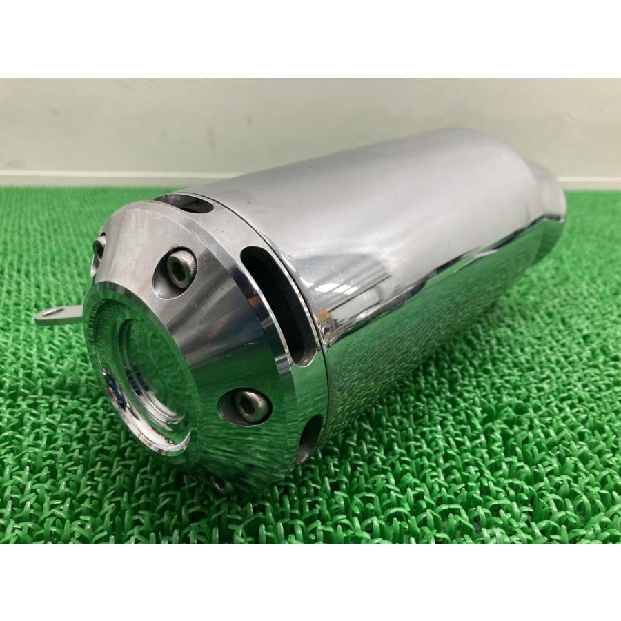 マグザム エアクリーナー 社外 中古 バイク 部品 SG17J SG21J インテーク メッキ サイレンサー型 砲弾型 lK_1