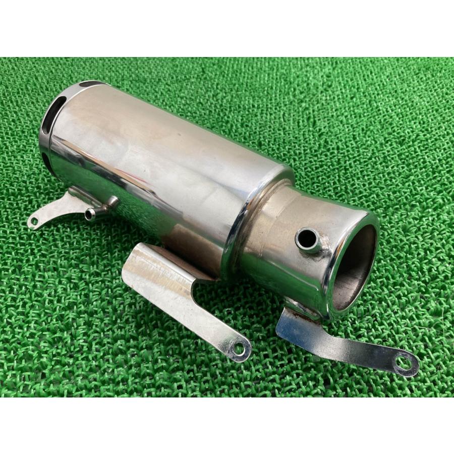 マグザム エアクリーナー 社外 中古 バイク 部品 SG17J SG21J インテーク メッキ サイレンサー型 砲弾型 lK_2