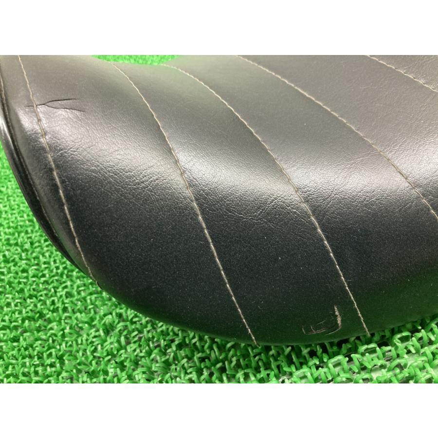大川製バリオス シート 黒 社外 中古 バイク 部品 ZR250A BALIUS