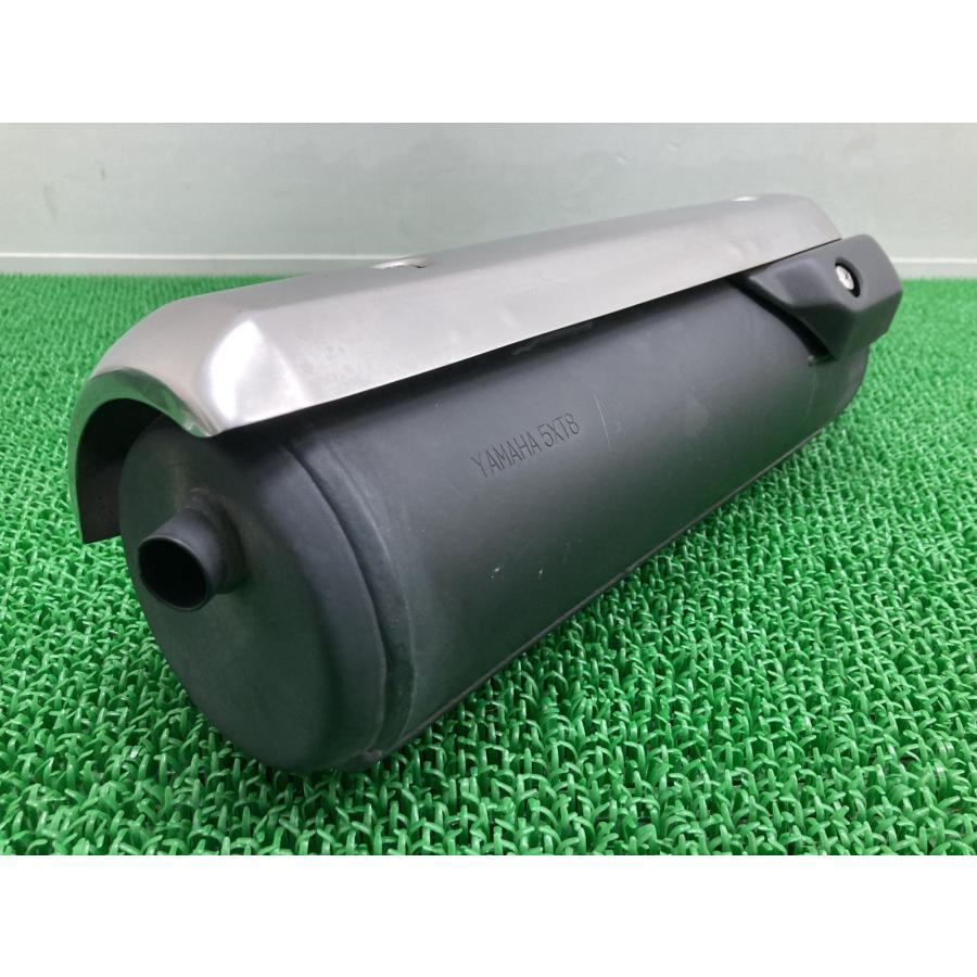 トリッカー サイレンサーマフラー 5XT8 ヤマハ 純正 中古 DG16J セロー250 ヒートガード コンディション良好 コケキズ無し Cy YAMAHA（ヤマハ） トリッカー サイレンサーマフラー 5XT8 純正 中古