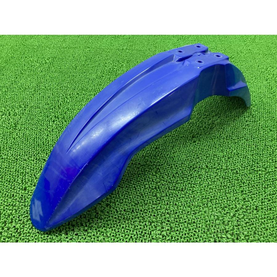 スズキDRZ400SM Fフェンダー　純正品 スズキ（SUZUKI） DR-Z400 フロントフェンダー 青 29F0 純正 中古
