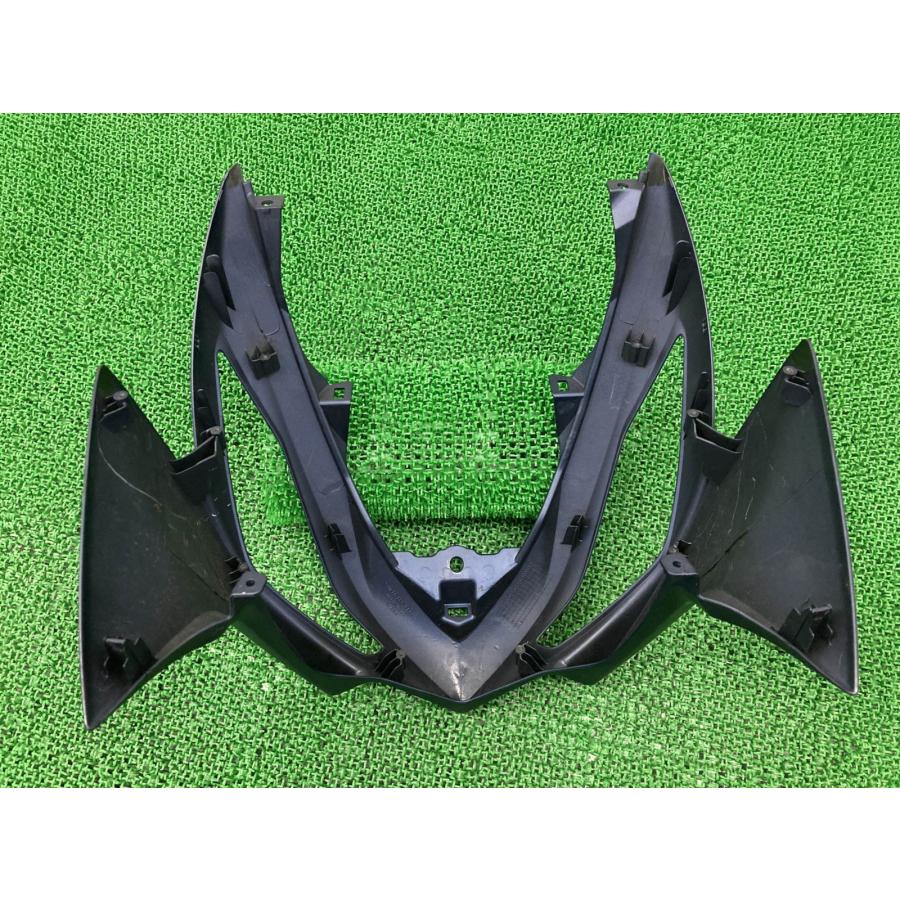 アドレス110 アッパーカウル マット紺 40J スズキ 純正 中古 バイク 部品 CE47A ライトカウル フロントカバー フロントカウル Rn スズキ（SUZUKI） アドレス110 アッパーカウル マット紺 40J 純正 中古