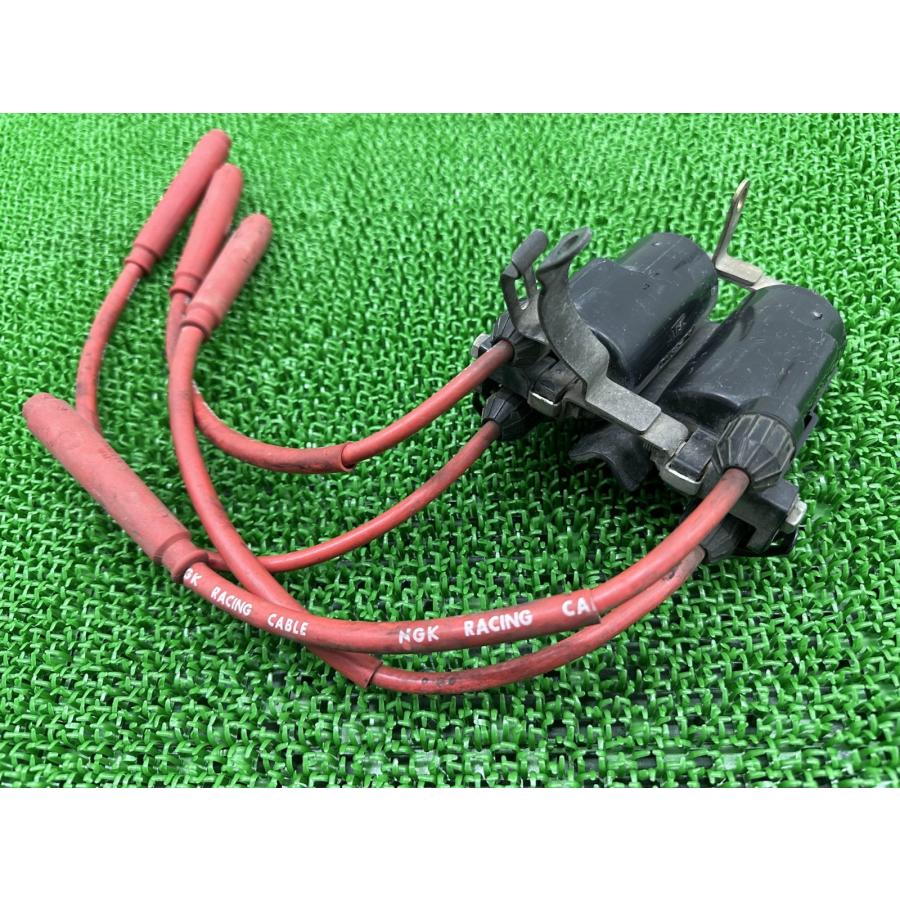 CBX400F CBX550F イグニッションコイル DW82-TR1 ホンダ 純正 新品 バイク 部品 NC07 PC04 NGKプラグコード ステー付 機能的問題なし Lkの画像