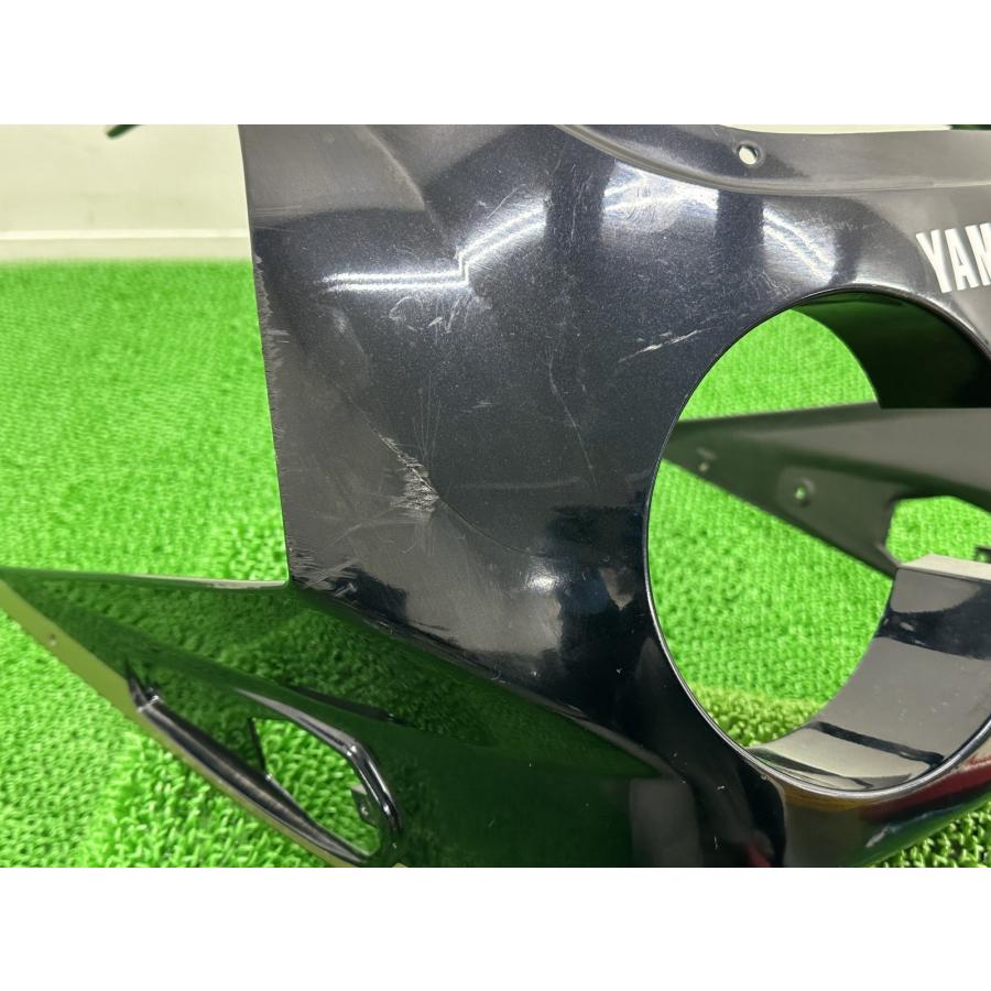 FZR250 アッパーカウル サイバーB ヤマハ 純正 中古 バイク 部品 2KR フロントカウル ライトカウル 修復素材に 欠損無し 品薄 mI YAMAHA（ヤマハ） FZR250 アッパーカウル サイバーB 純正 中古 バイク