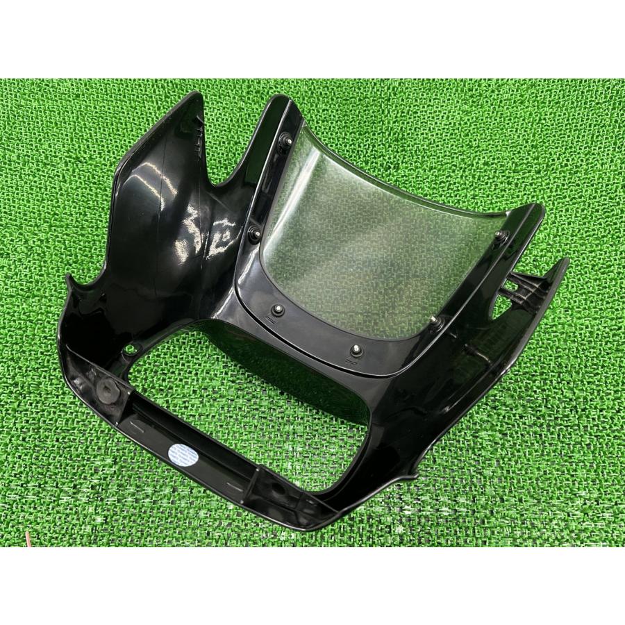 ZRX400 アッパーカウル 黒M 55028-1352 カワサキ 純正 バイク 部品 ZR400E 05年モデル エボニー ビキニカウル 【中古】 46 カワサキ（Kawasaki） ZRX400 ビキニカウル 黒M 55028-1326 純正 中古