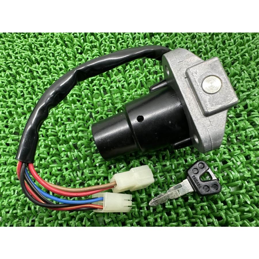 SR400 メインキーシリンダー ヤマハ 純正 中古 バイク 部品 2H6 初期型 キー付 イグニッションスイッチ 綺麗 良品 車検 Genuine tQの画像