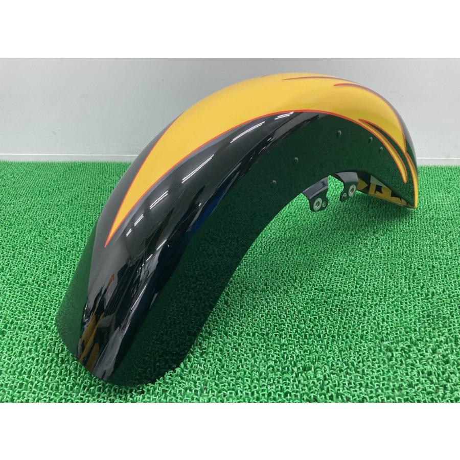 FLHXSE1800CVO フロントフェンダー ハーレー 純正 中古 スコーチングイエロー スターファイアブラックフレイム コケ無し lB Harley Davidson（ハーレー・ダビッドソン） FLHXSE1800CVO フロント