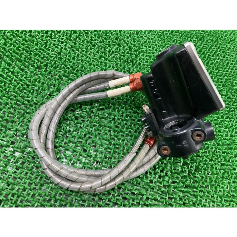 ZRX1200R フロントブレーキマスター カワサキ 純正 中古 ZXT20A 5 8インチ ZETAシリンダーキャップ メッシュホース付き 機能的問題なし Rm_2