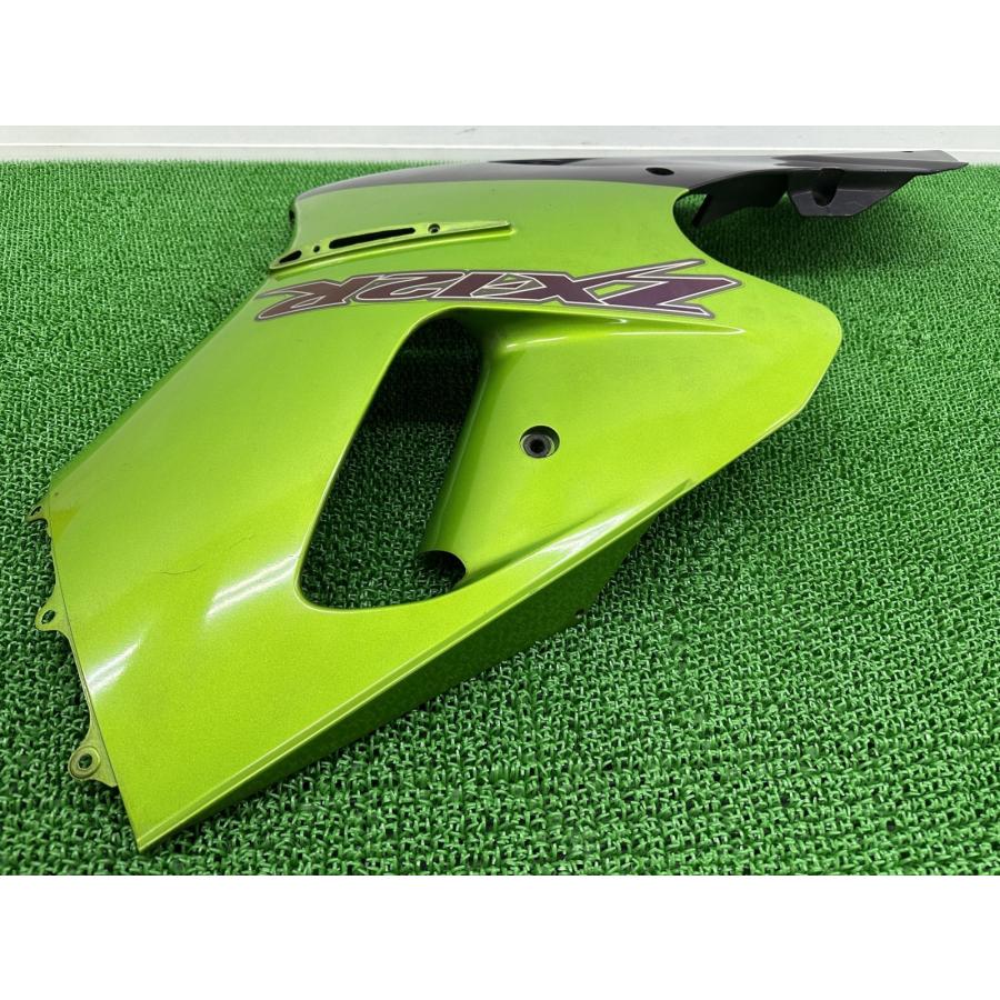 ZX-12R サイドカウル 右 緑M/黒 55028-1418 カワサキ 純正 中古 バイク 部品 ZX1200A ZXT20A NinjaZX12R アンダーカウル ロアカウル Sg_1