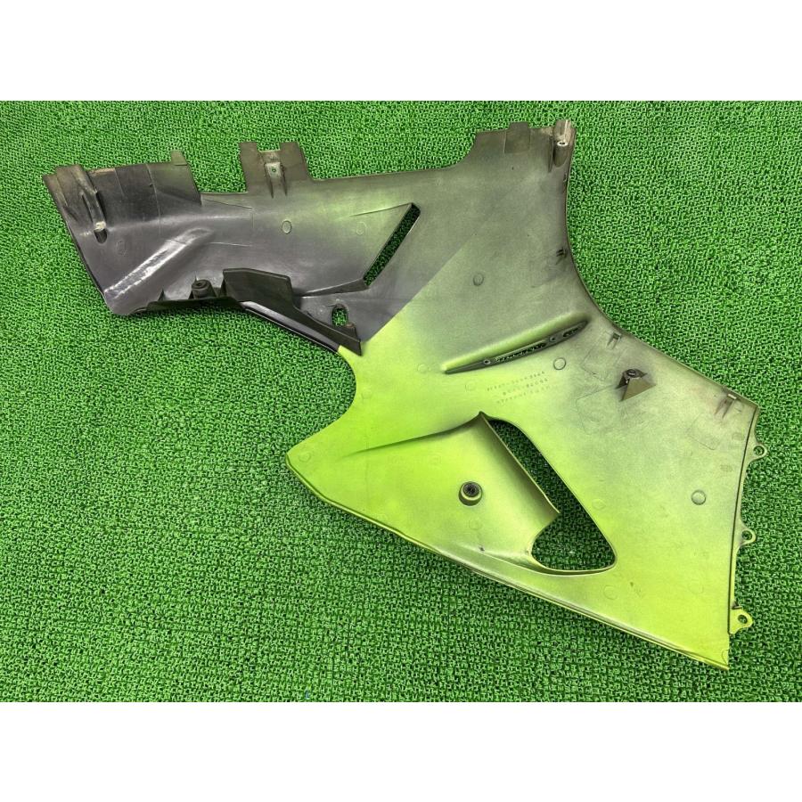 ZX-12R サイドカウル 右 緑M/黒 55028-1418 カワサキ 純正 中古 バイク 部品 ZX1200A ZXT20A NinjaZX12R アンダーカウル ロアカウル Sg_2