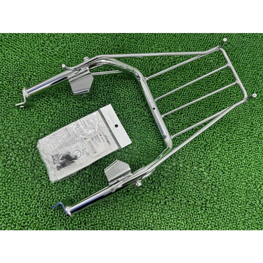デイトナ製GB350 リアキャリア 社外 中古 NC59 クラシックキャリア クロームメッキ cF デイトナ製GB350 リアキャリア 社外 中古 バイク 部品 NC59 クラシック