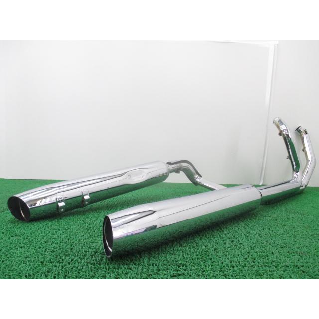 FLTRX1580 マフラー 65748-09/65949-09 ハーレー 純正 バイク 部品 65748-09 65949-09 コケキズ無し そのまま使える 【中古】 8 FLHR1580 マフラー 65748-09/65949-09 ハーレー 純正 中古 バイク 部品