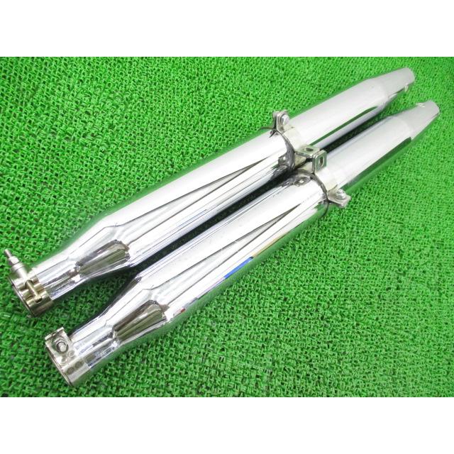 モーターステージ製ハーレーFLSTC1580 サイレンサーマフラー 左右
