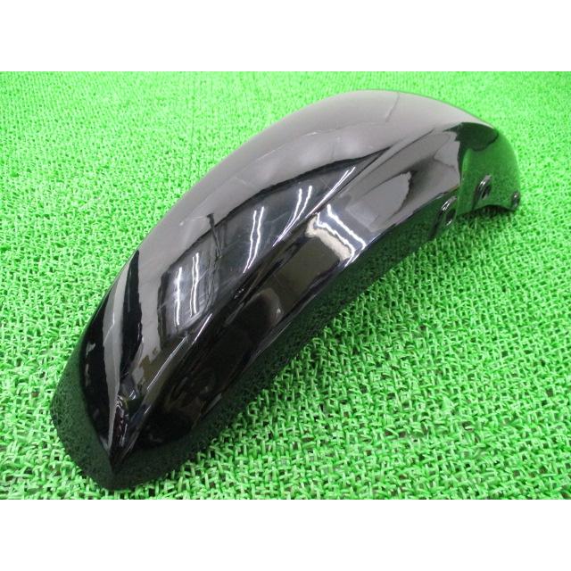 マジカルレーシング製ZRX400 フロントフェンダー 黒 社外 中古 バイク 部品 ZR400E FRP 割れ欠け無し 品薄 希少品 3