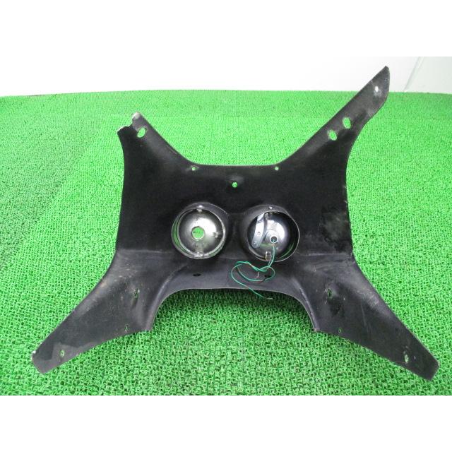 TZR50 アッパーカウル 黒 社外 中古 バイク 部品 4EU カーボン ヘッド