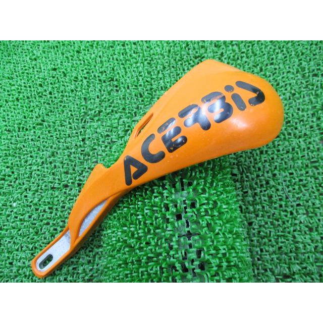 アチェルビス製セロー250 ナックルガード 左 橙 社外 中古 バイク 部品