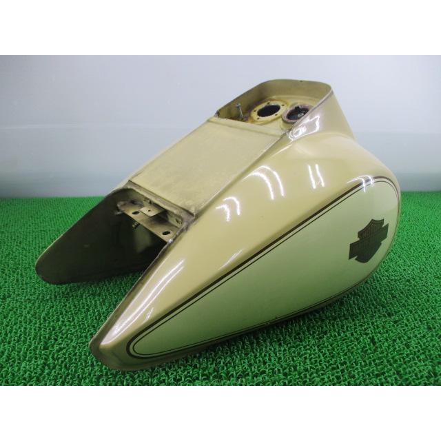 FLHT1340 タンク クリーム ハーレー 純正 中古 バイク 部品 エボ