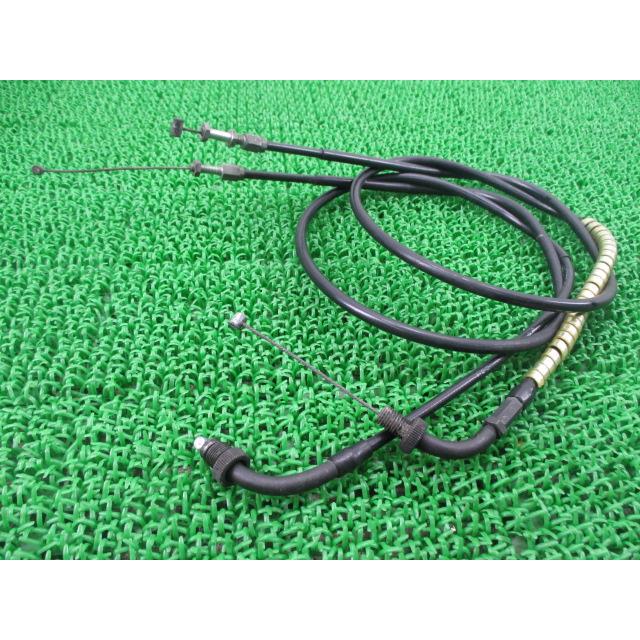 CB750カスタム ワイヤーセット 425 ホンダ 純正 中古 1980年式外し RC04 アクセルワイヤー クラッチワイヤー チョークワイヤー 70の画像