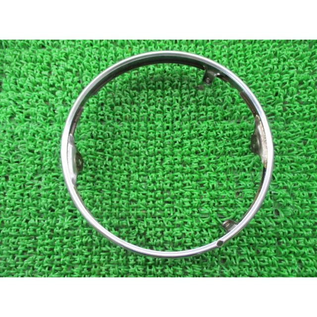 Z1 Z2 ヘッドライトリム 001-0799 カワサキ 純正 バイク 部品 コケキズ無し 品薄 希少品 当時物 KZ1000 車検 Genuine 【中古】 20 カワサキ（Kawasaki） Z1 Z2 ヘッドライトリム 001-0799 純正 中古