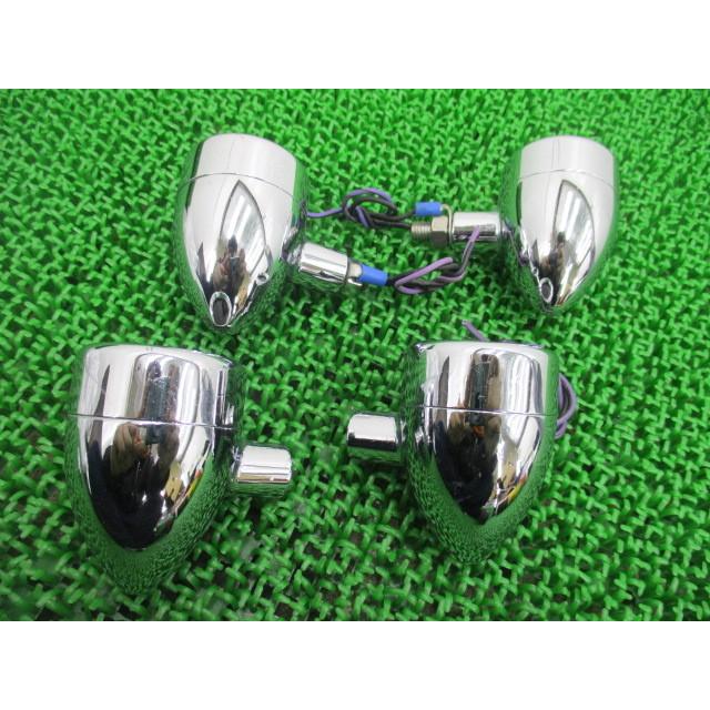 POSH製XL1200L ウインカー 5HD1CX3178K418*** 社外 中古 2007年式外し 4個セット ニュースクールブラックレンズ 修復素材に お安くどうぞ 15_1