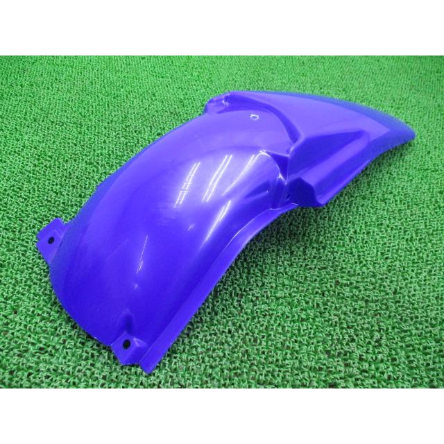 UFO製YZ125 リアフェンダー 青 社外 中古 バイク 部品 CE13C 割れ欠け