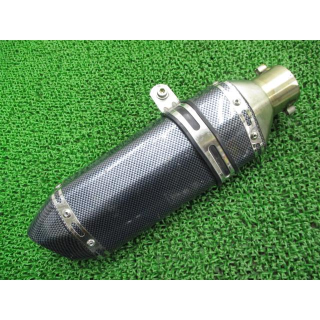 Z250 サイレンサーマフラー 社外 バイク 部品 ER250C ステン ヘキサゴンサイレンサー カーボン調 コケキズ無し 【中古】 70 Z250 サイレンサーマフラー 社外 中古 バイク 部品 ER250C ステン