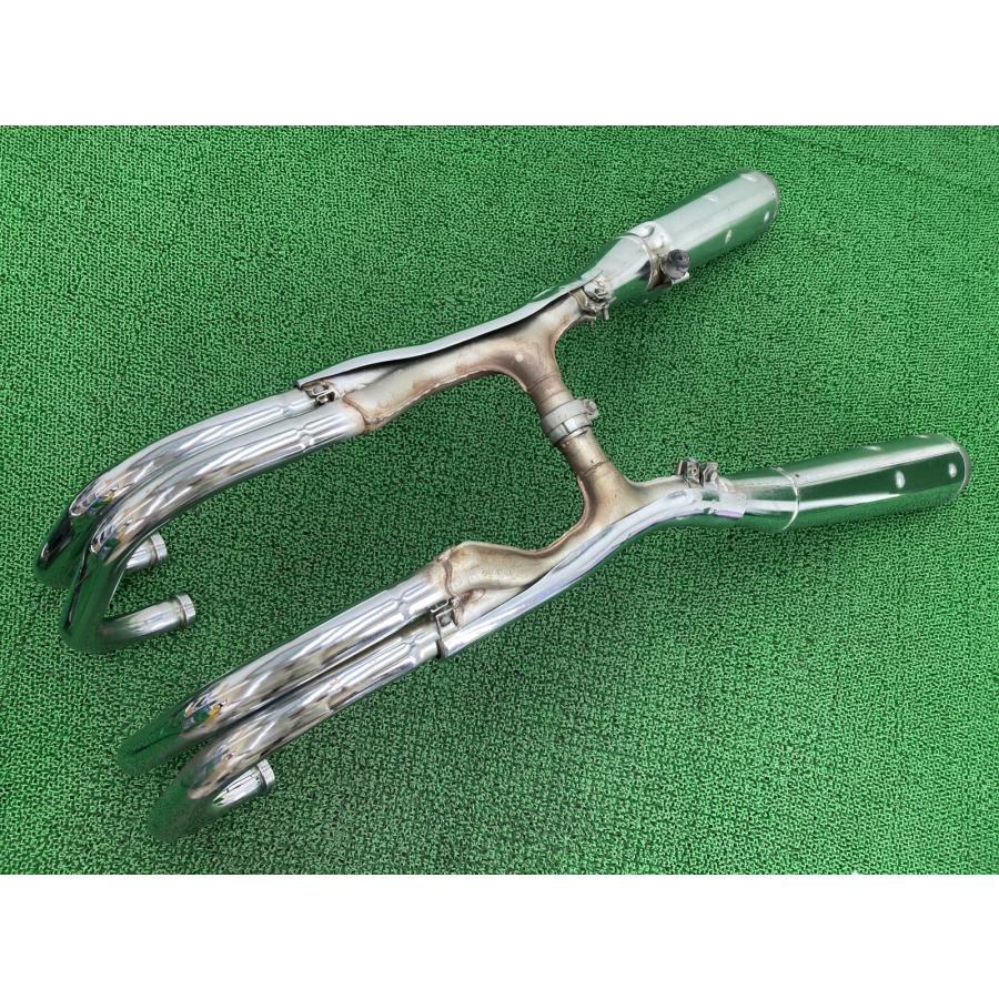 ゼファー1100 マフラー K296 カワサキ 純正 中古 バイク 部品 ZR1100A ZRT10A コケキズ無し 品薄 希少品 車検 Genuine Vwの画像