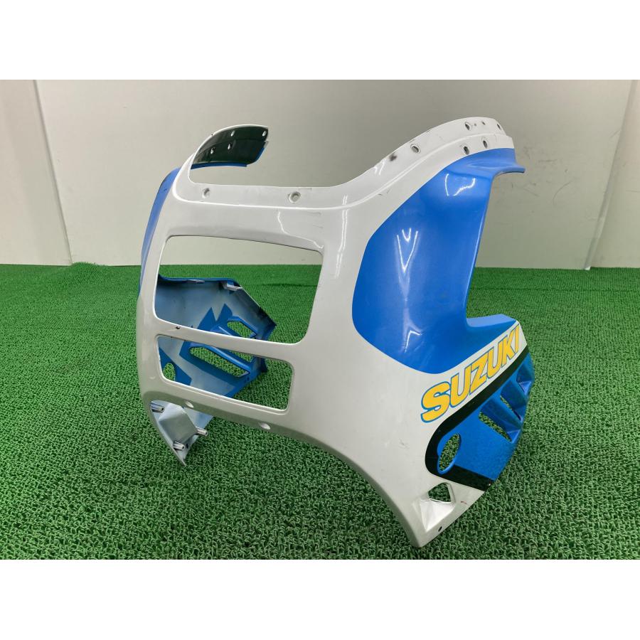 スズキ（SUZUKI） GSX-R400 アッパーカウル 白/水色 32B 純正 中古