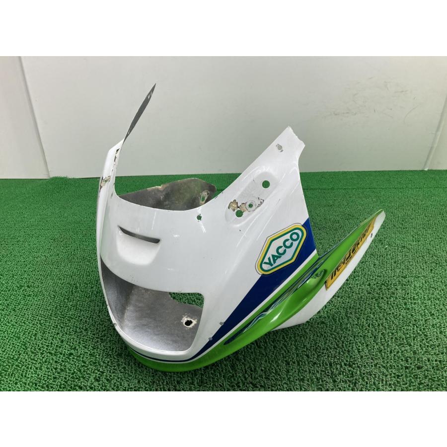GPZ1100 アッパーカウル 社外 ZXT10E 後期 カーボン 超軽量 ノーマルタイプレーシングカウル 修復素材やカスタム素材に 【中古】 35 GPZ1100 アッパーカウル 社外 中古 バイク 部品 ZXT10E 後期 カーボン
