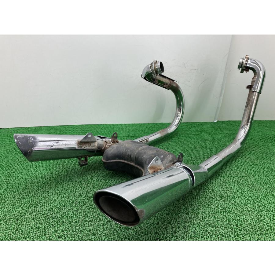 NV750カスタム マフラー ME9 K ホンダ 純正 バイク 部品 RC14 機能的問題なし 品薄 希少品 フルエキ 車検 Genuine 【中古】 3 ホンダ（HONDA） NV750カスタム マフラー ME9 K 純正 中古 バイク 部品
