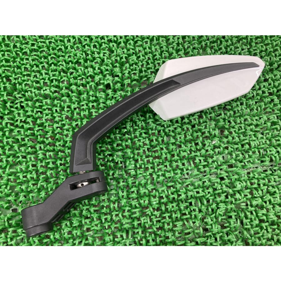 キジマ製Z250 ミラー 左 白 社外 中古 バイク 部品 ER250C MAG