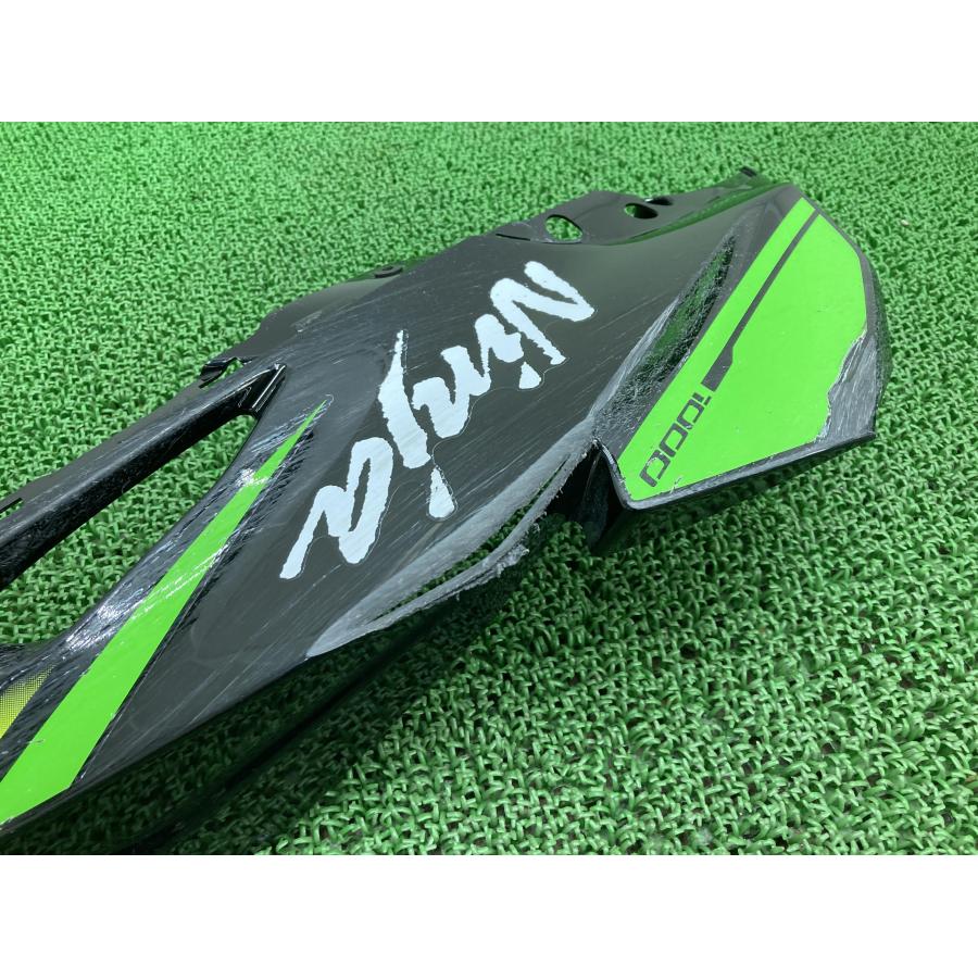 カワサキ ZX-10R アッパーカウル 左 黒 55028-0574 純正 中古