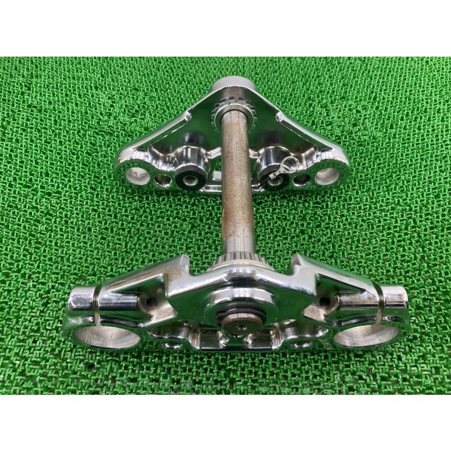 FXCWC1580 ステアリングステム BLS477 ハーレー 純正 中古 2010年式外し ロッカーC フォーク径49φ トップブリッジ トリプルツリー Ma_2