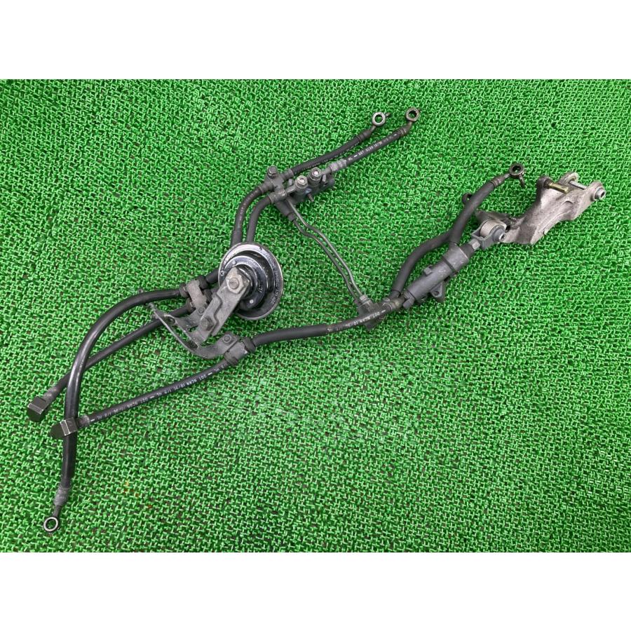 CBR1100XX フロントブレーキホース MAT ホンダ 純正 中古 バイク 部品 SC35 キャリパーサポート ジョイント ホーン 破れ無し 車検 Genuine nKの画像