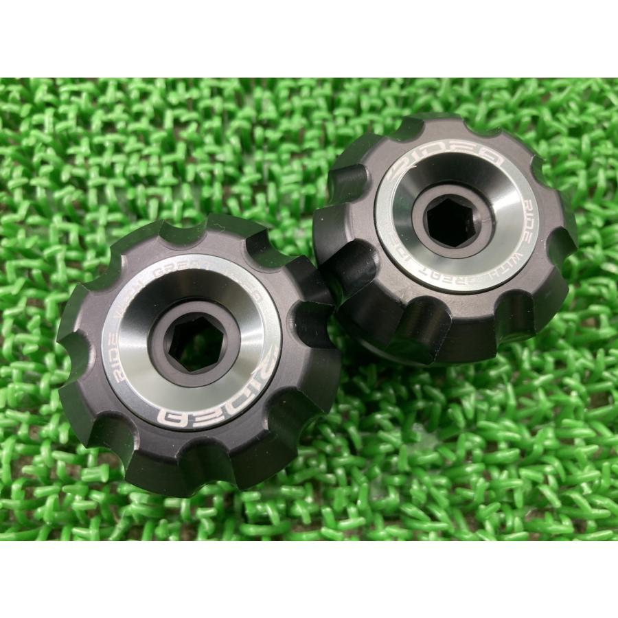 RIDEA製NINJA400 アクスルスライダー 左右 EX400G-A09*** 社外 中古