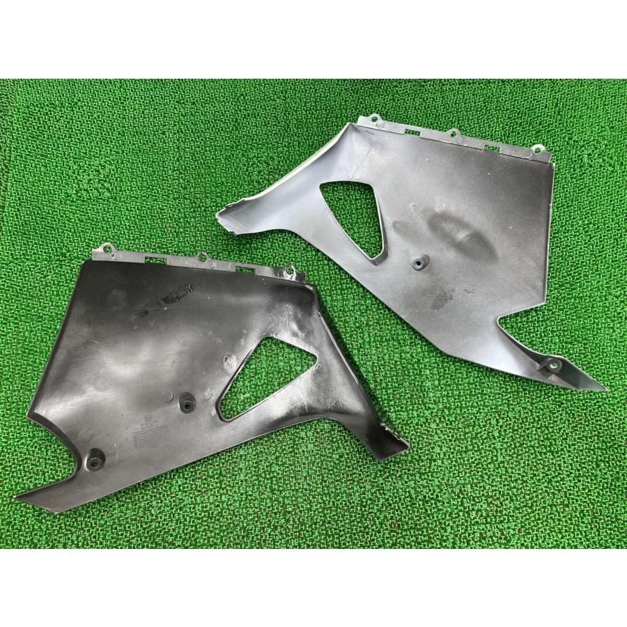 ZXMT製ZZ-R1400 アンダーカウル 左右 白/黒 社外 中古 バイク 部品