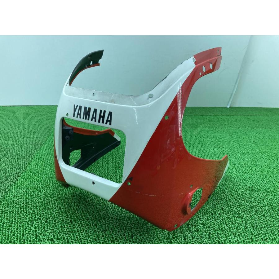 中古 ヤマハ 純正 バイク 部品 TZR250 アッパーカウル 純正 赤/白 1KT